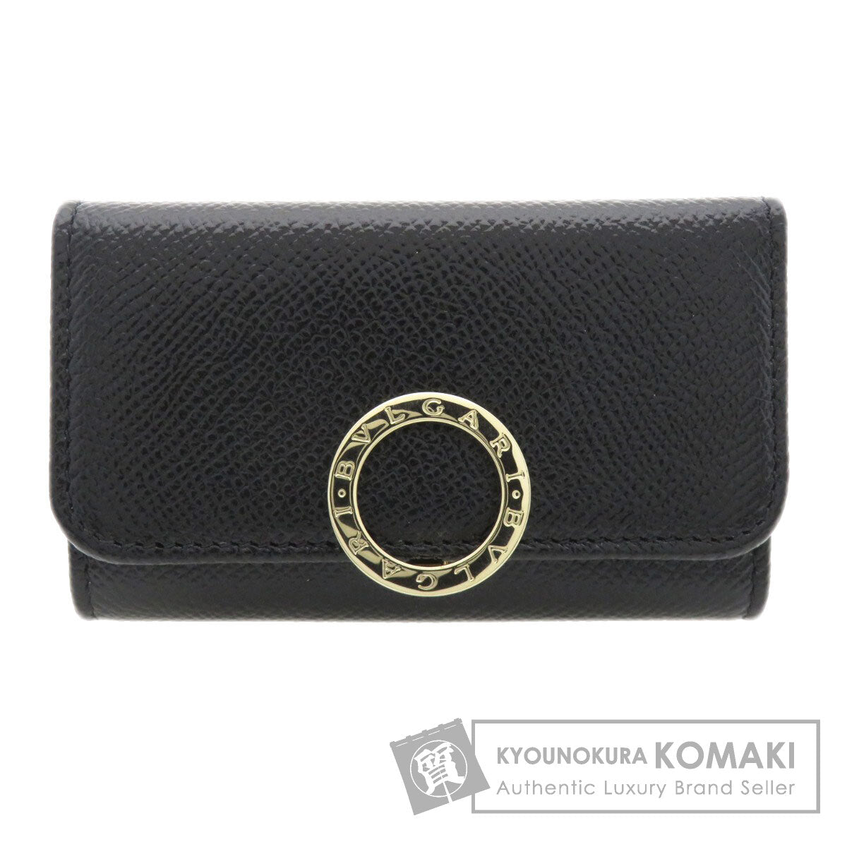 BVLGARI Logo Hardware key holder Calf Ladies [Used]