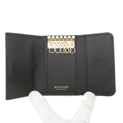 BVLGARI Logo Hardware key holder Calf Ladies [Used]