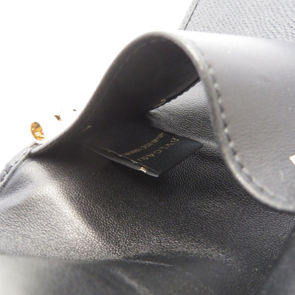 BVLGARI Logo Hardware key holder Calf Ladies [Used]