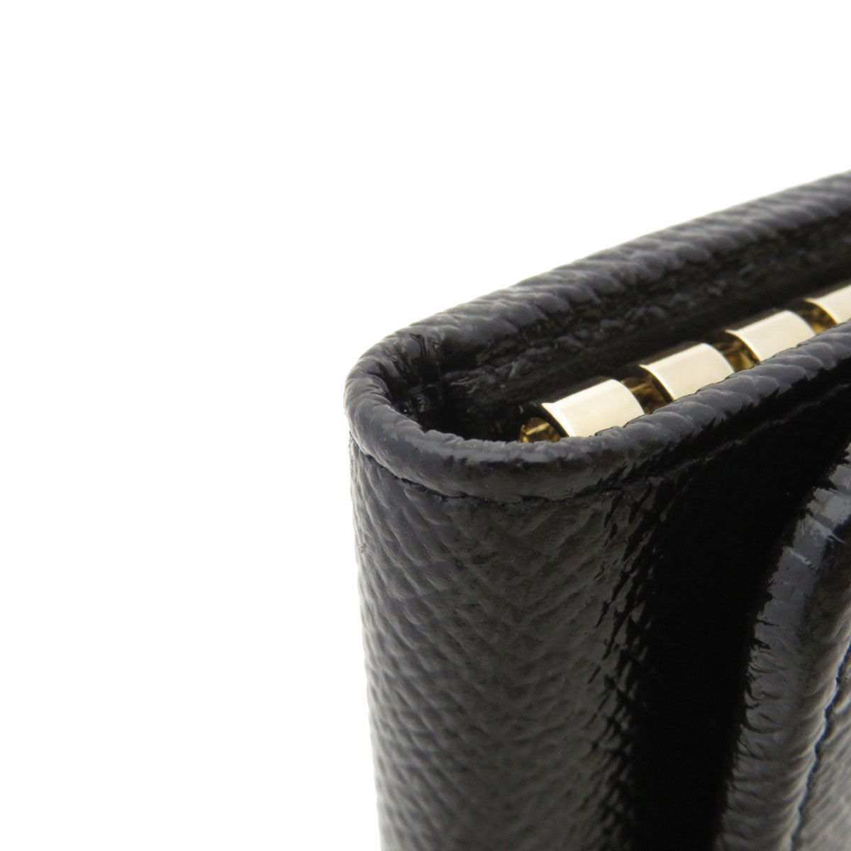 BVLGARI Logo Hardware key holder Calf Ladies [Used]