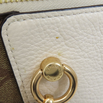 COACH C7261 Signature 2WAY Handbag PVC LeatherLadies [Used]