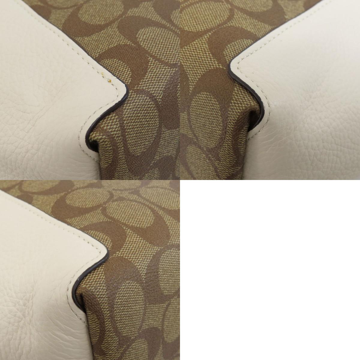 COACH C7261 Signature 2WAY Handbag PVC LeatherLadies [Used]