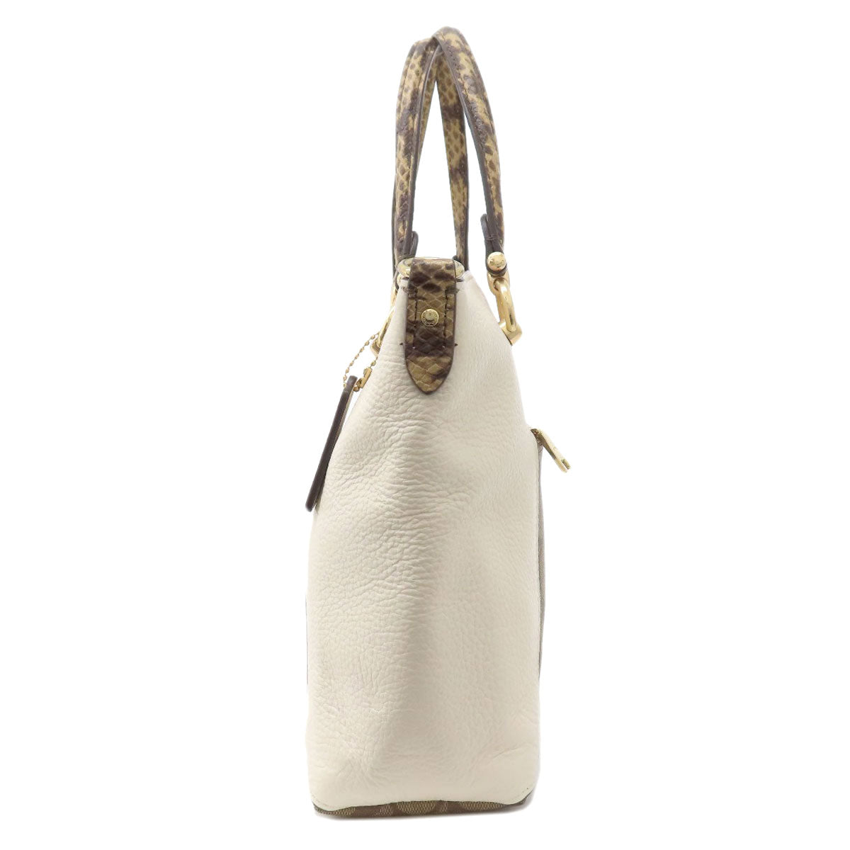 COACH C7261 Signature 2WAY Handbag PVC LeatherLadies [Used]