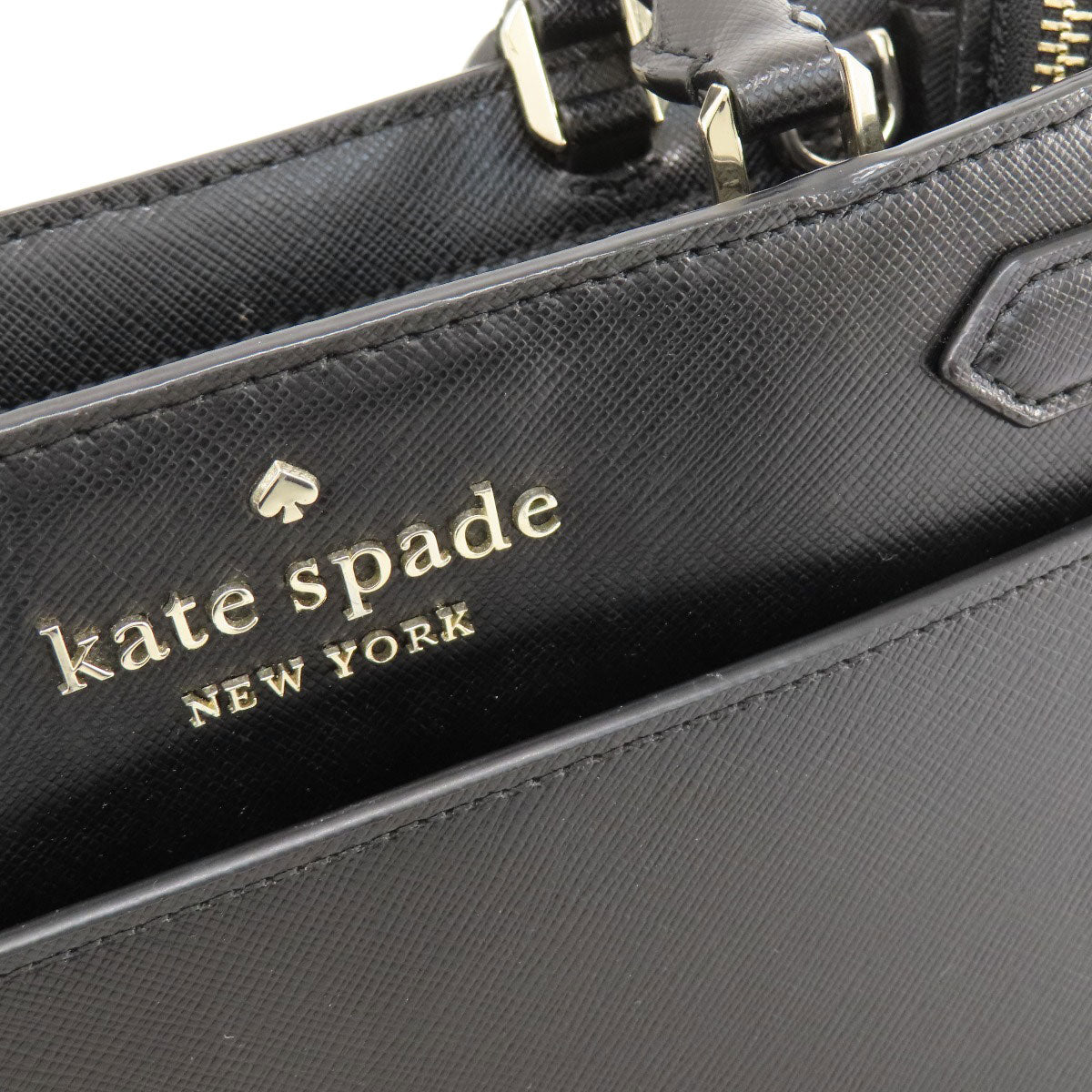 kate spade Logo 2WAY Handbag PVC Ladies [Used]