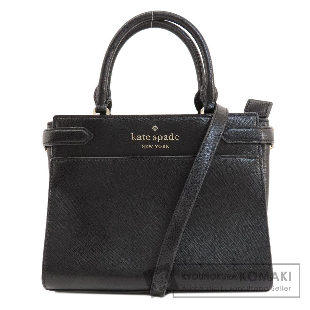 kate spade Logo 2WAY Handbag PVC Ladies [Used]