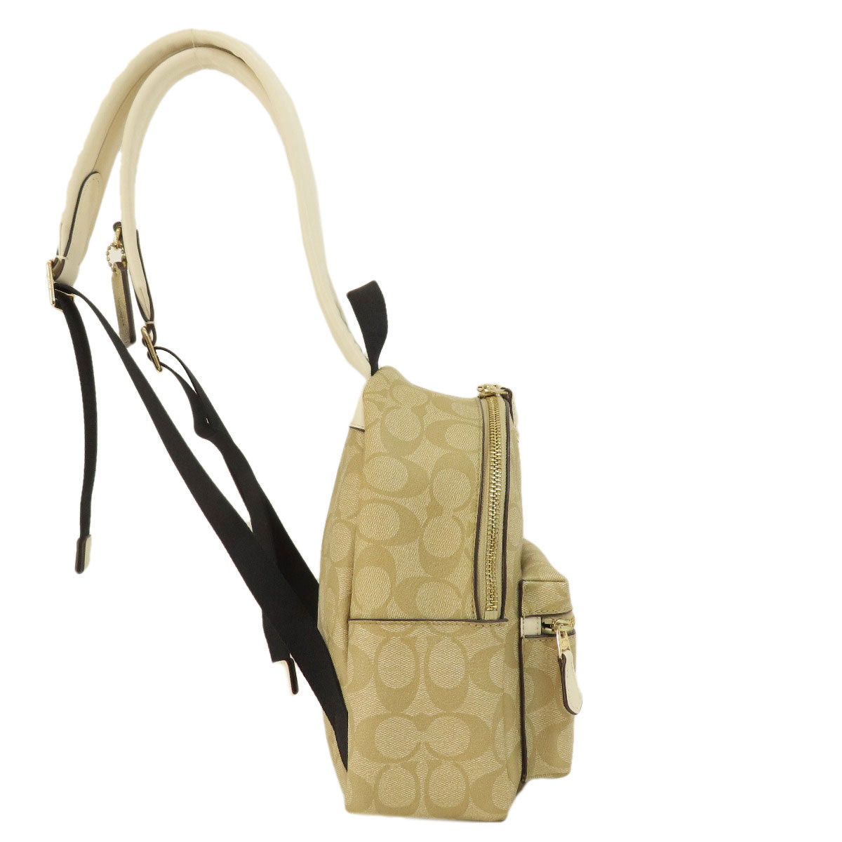 COACH  F20909 Backpack Â· Daypack signature patch rabbit PVC LeatherLadies