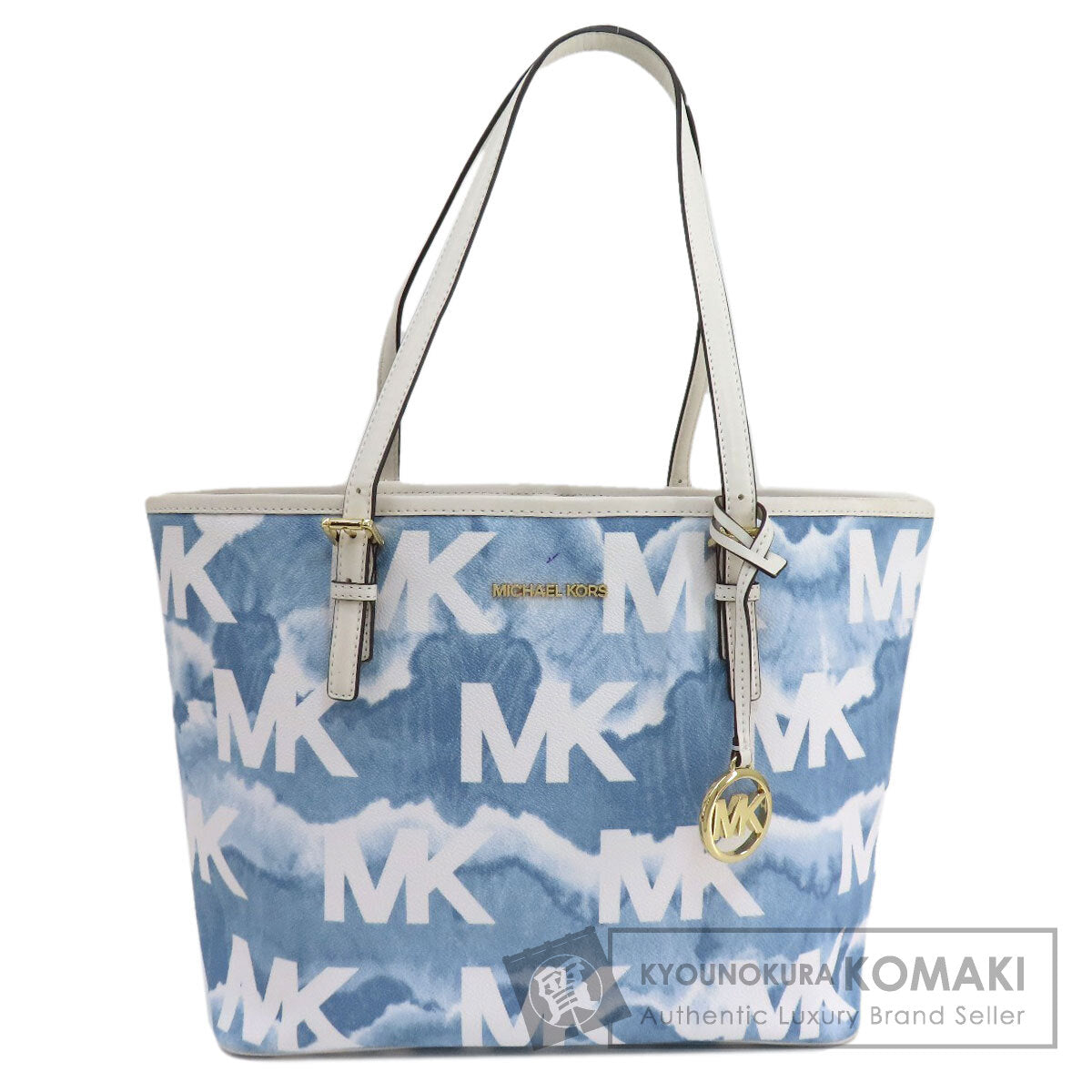 Michael Kors Watercolor pattern Tote Bag PVC Ladies [Used]