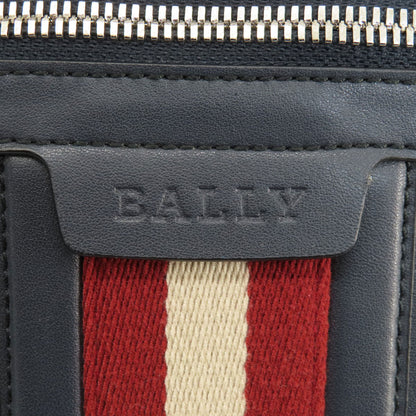 BALLY   Shoulder Bag Logo Stripe Leather Ladies