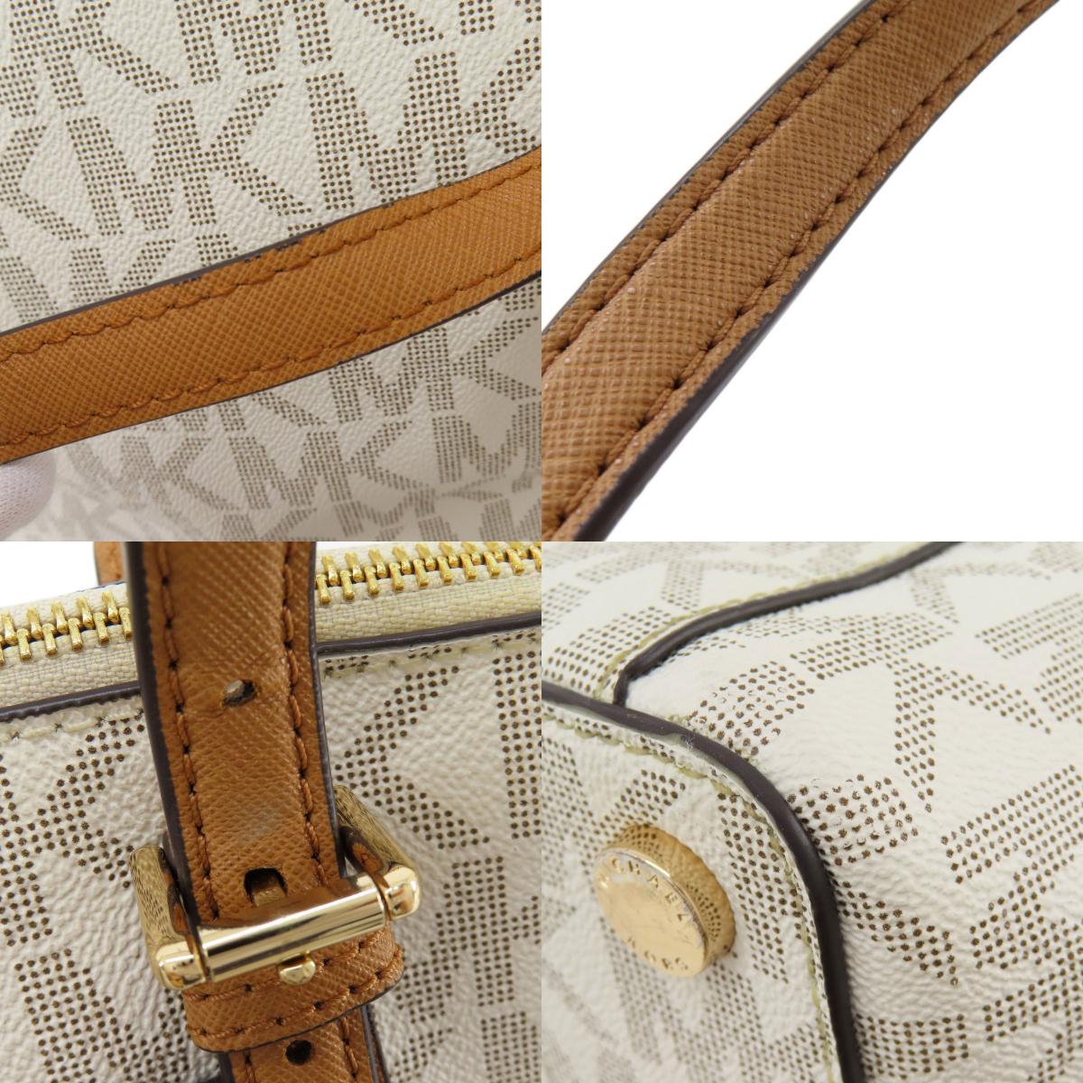 Michael Kors MK signature Tote Bag Leather Coated CanvasLadies [Used]