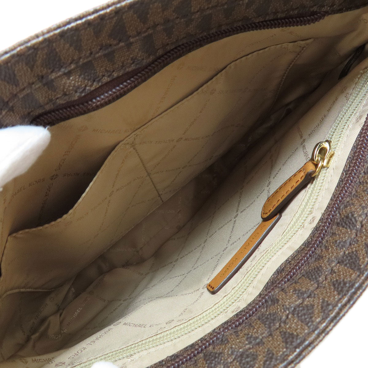 Michael Kors MK signature Shoulder Bag PVC Ladies [Used]