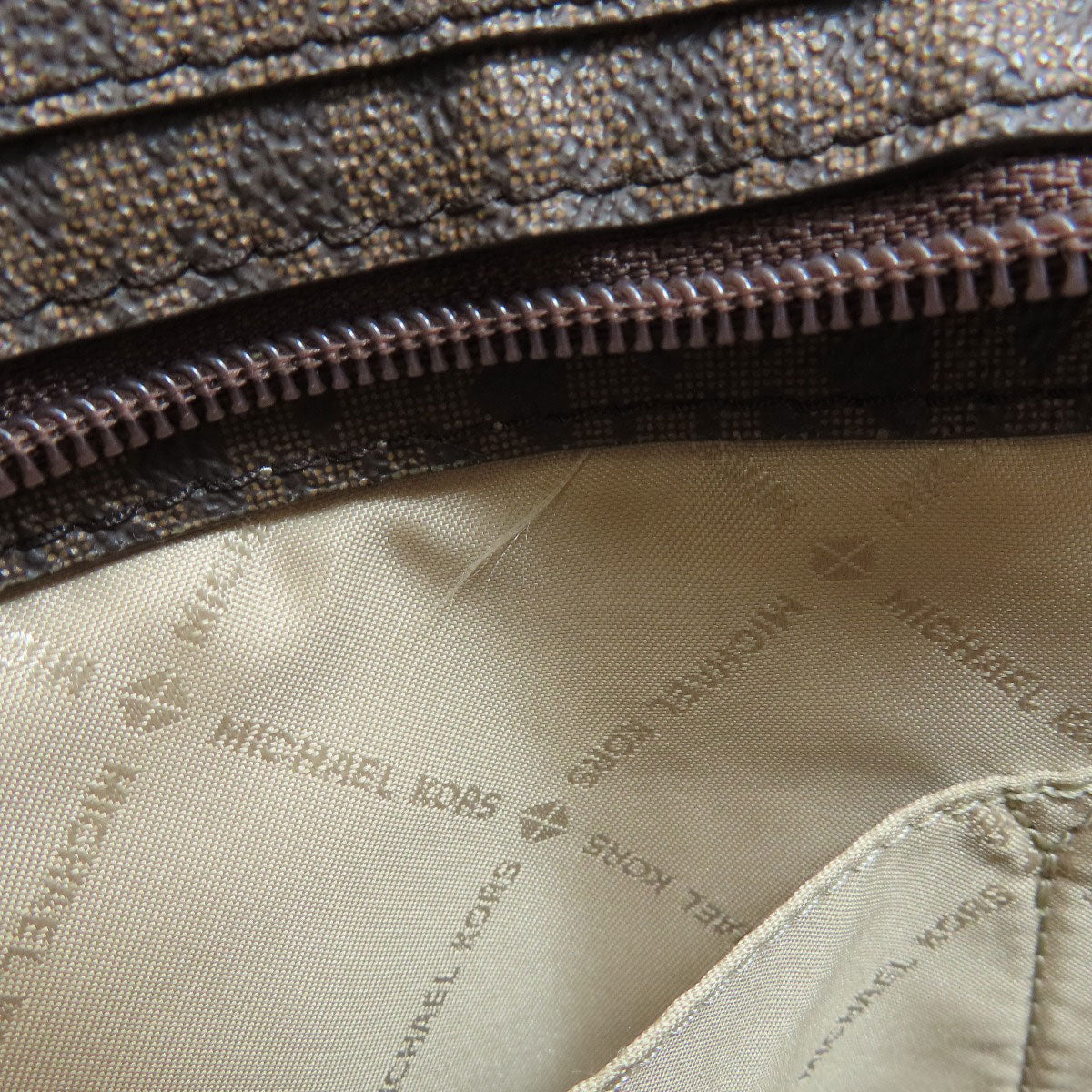 Michael Kors MK signature Shoulder Bag PVC Ladies [Used]