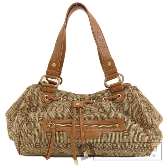 BVLGARI   Tote Bag Logo mania Canvas Ladies