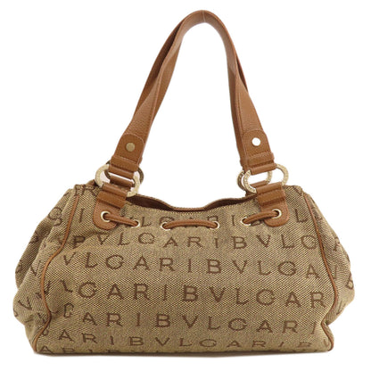 BVLGARI   Tote Bag Logo mania Canvas Ladies