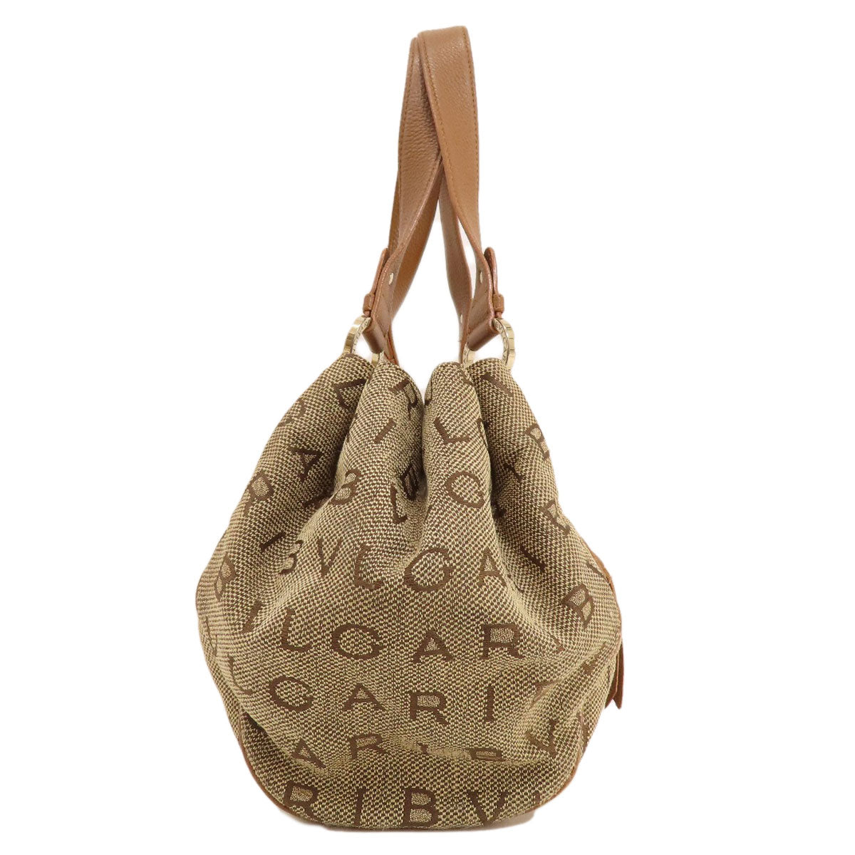 BVLGARI   Tote Bag Logo mania Canvas Ladies