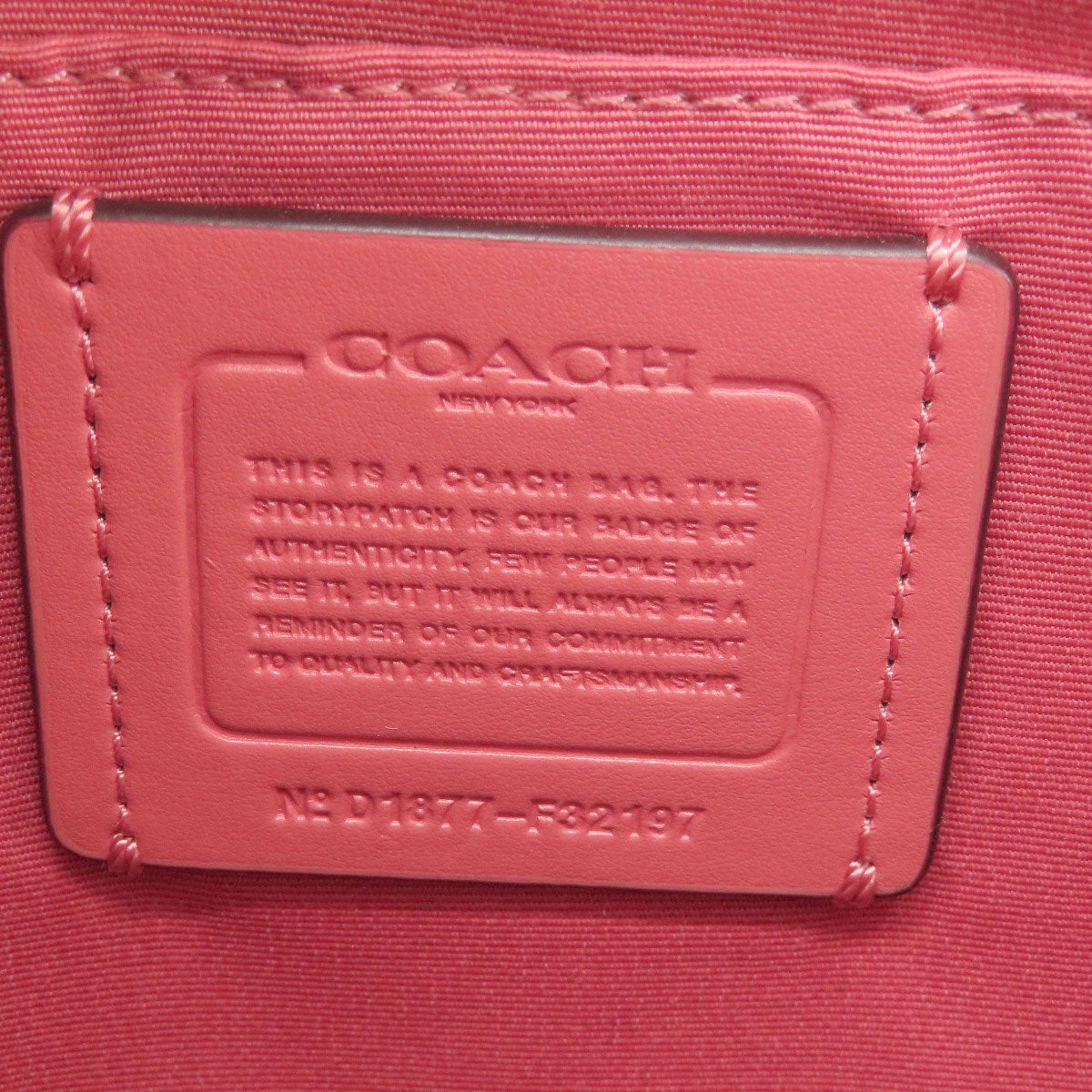 COACH  F32197 Tote Bag Logo 2WAY lame PVC Ladies