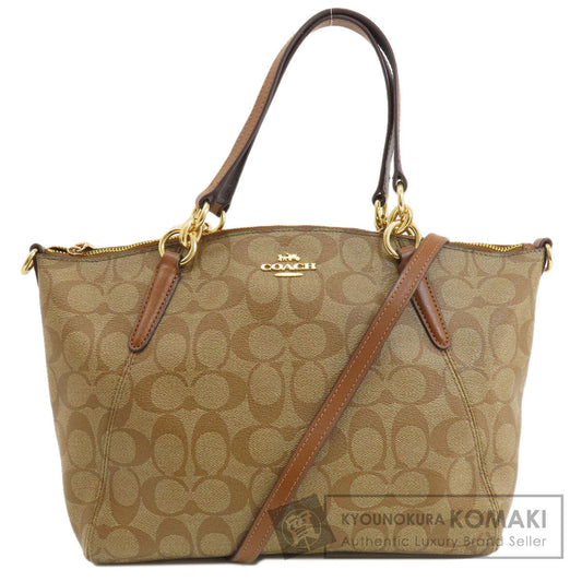 COACH  F28989 Handbag Signature 2WAY PVC Ladies