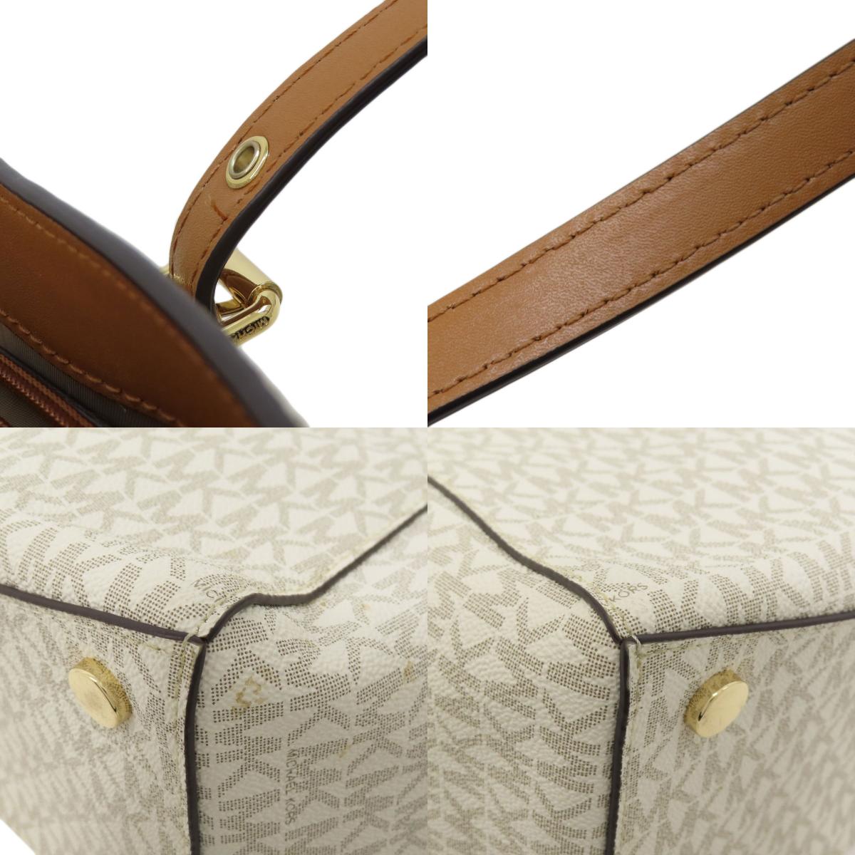 Michael Kors MK signature Tote Bag Leather Coated CanvasLadies [Used]