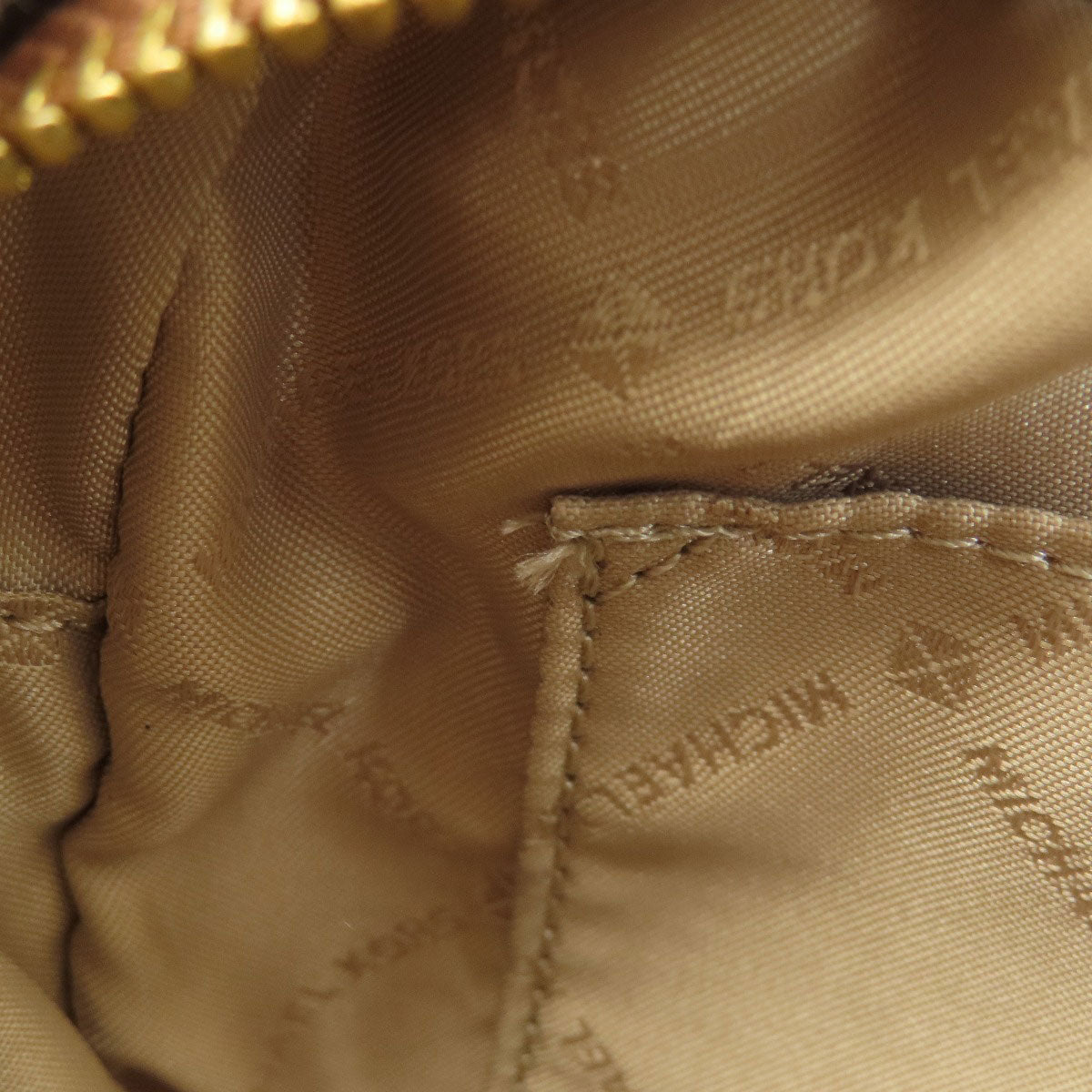 Michael Kors MK Signature Logo Hardware Shoulder Bag PVC Ladies [Used]