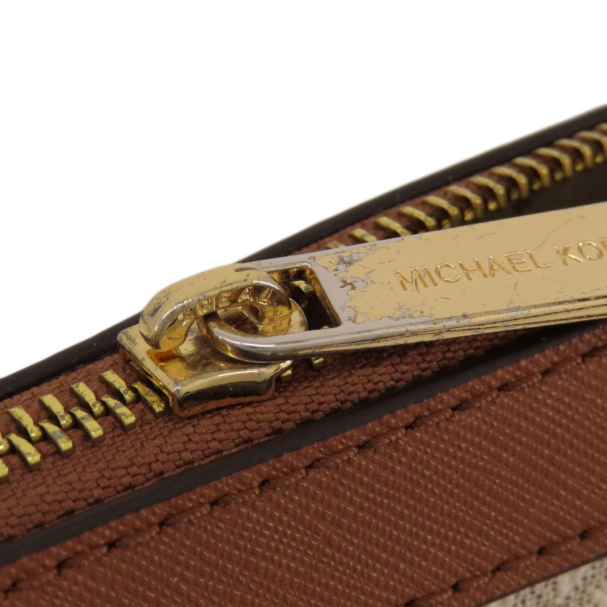 Michael Kors MK Signature Logo Hardware Shoulder Bag PVC Ladies [Used]