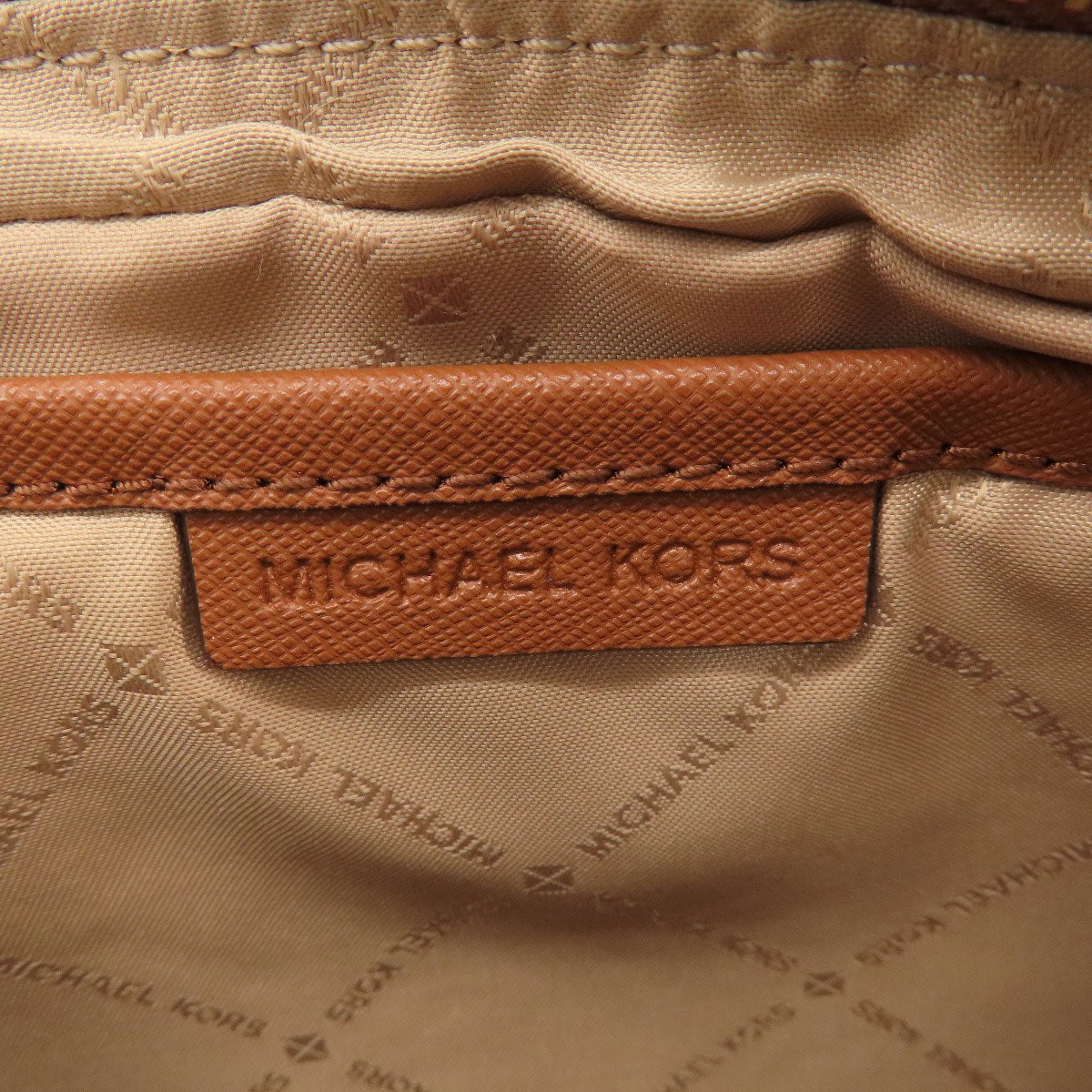 Michael Kors   Shoulder Bag MK Signature Logo Hardware PVC Ladies