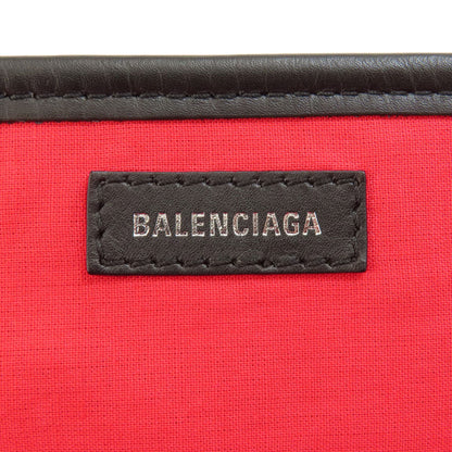 BALENCIAGA  339933 Tote Bag NAVY CABAS S wool Ladies