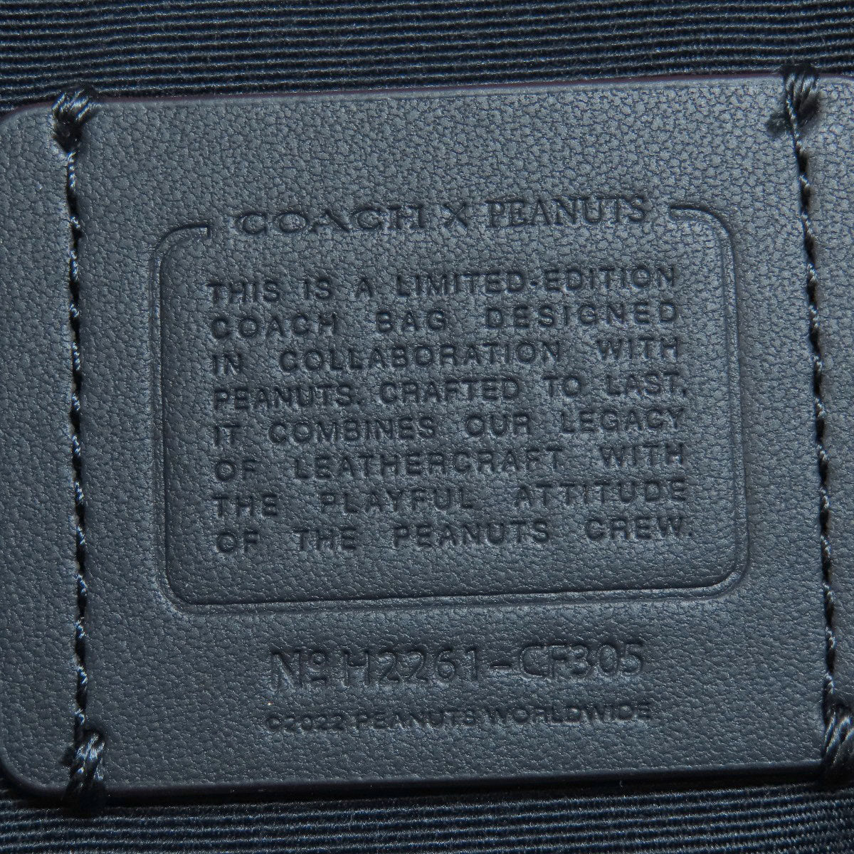 COACH CF305 Snoopy collaboration Shoulder Bag Leather Ladies [Used]