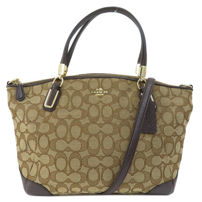 COACH  F36181 Handbag Signature 2WAY Canvas Ladies