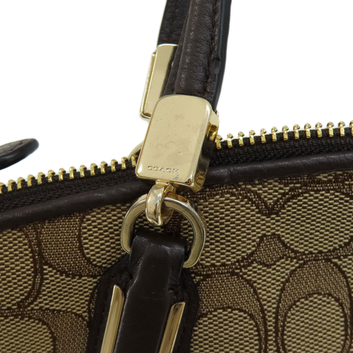 COACH  F36181 Handbag Signature 2WAY Canvas Ladies