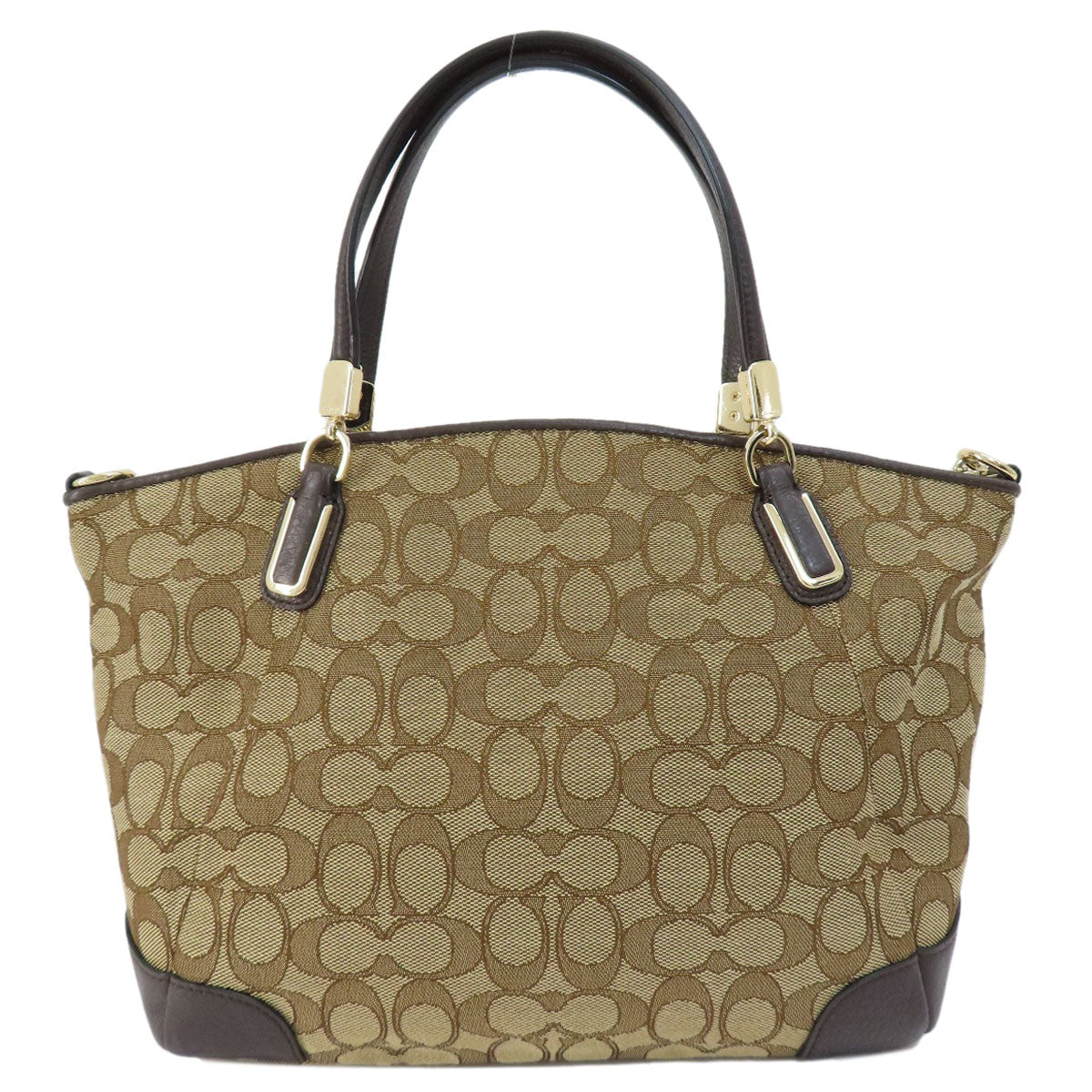 COACH  F36181 Handbag Signature 2WAY Canvas Ladies