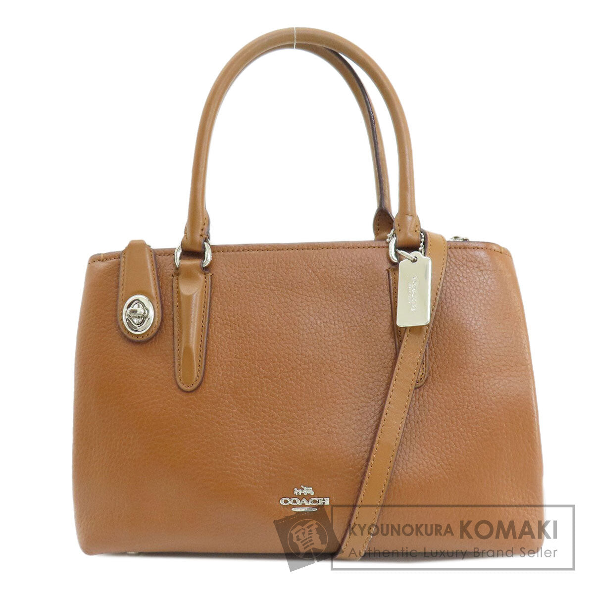 COACH  56839 Handbag Logo Hardware 2WAY Leather Ladies