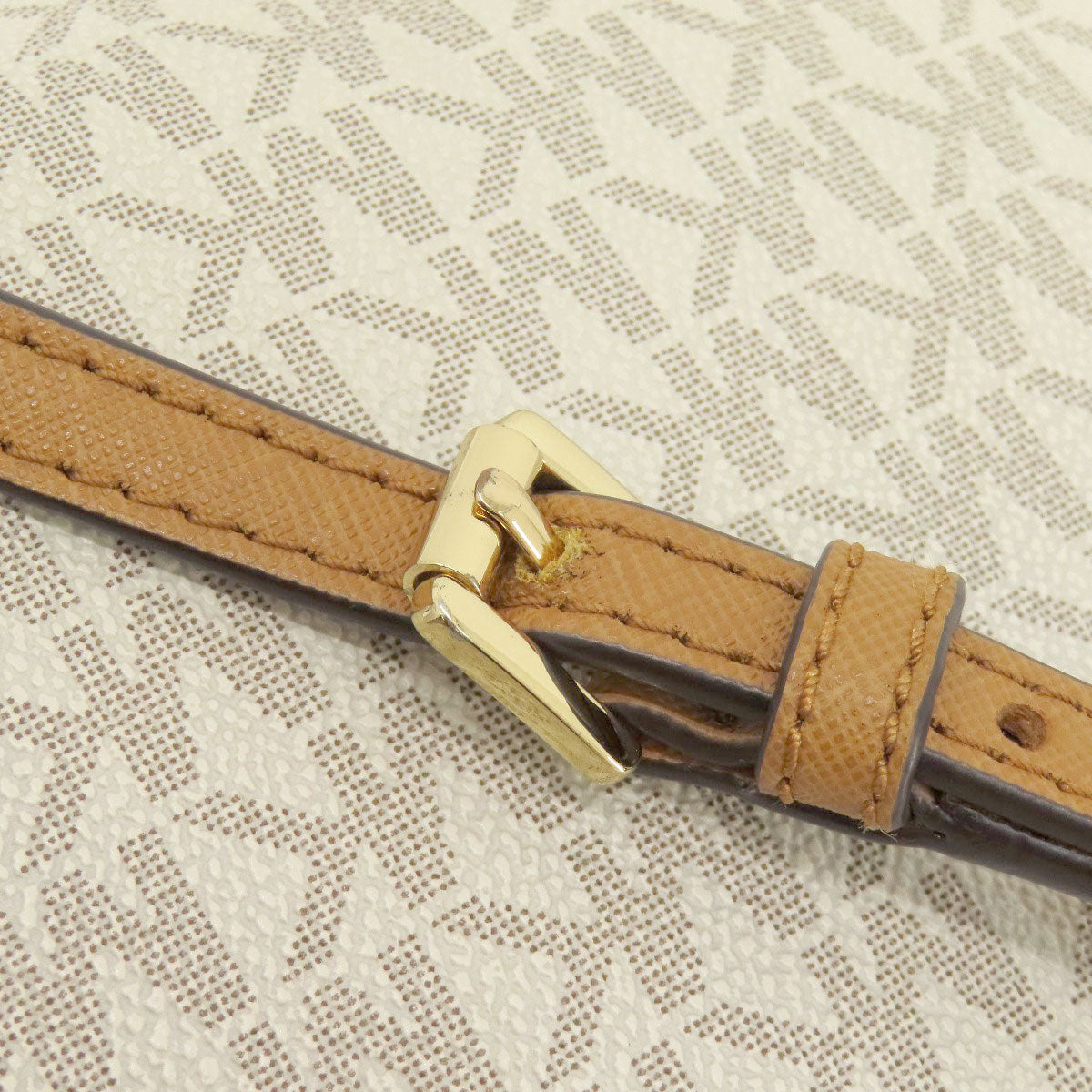 Michael Kors MK signature Shoulder Bag PVC Ladies [Used]