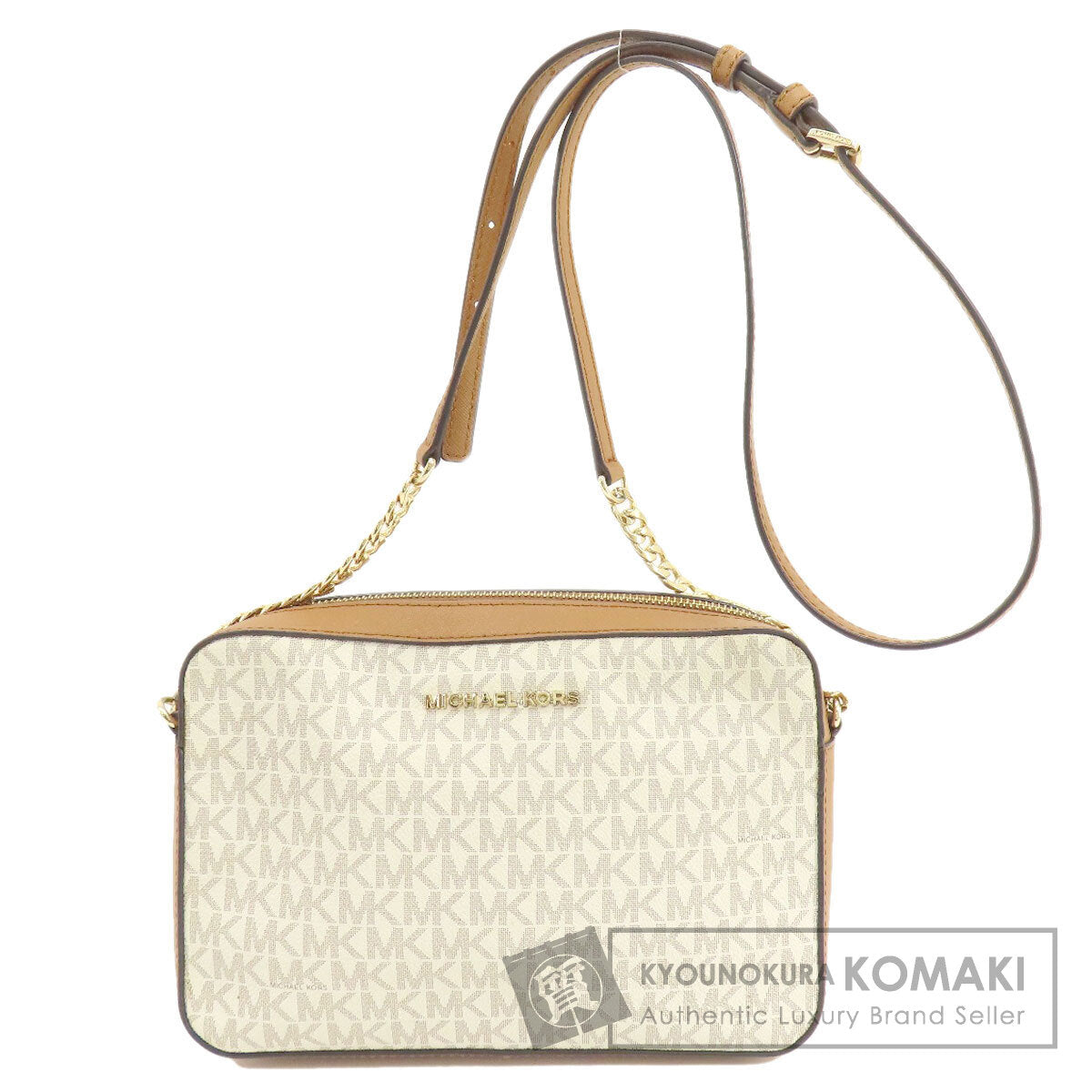 Michael Kors MK signature Shoulder Bag PVC Ladies [Used]