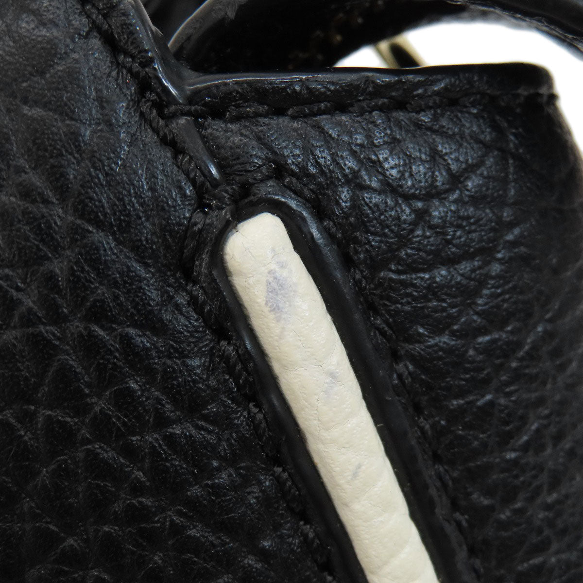 kate spade logo Shoulder Bag Leather Ladies [Used]