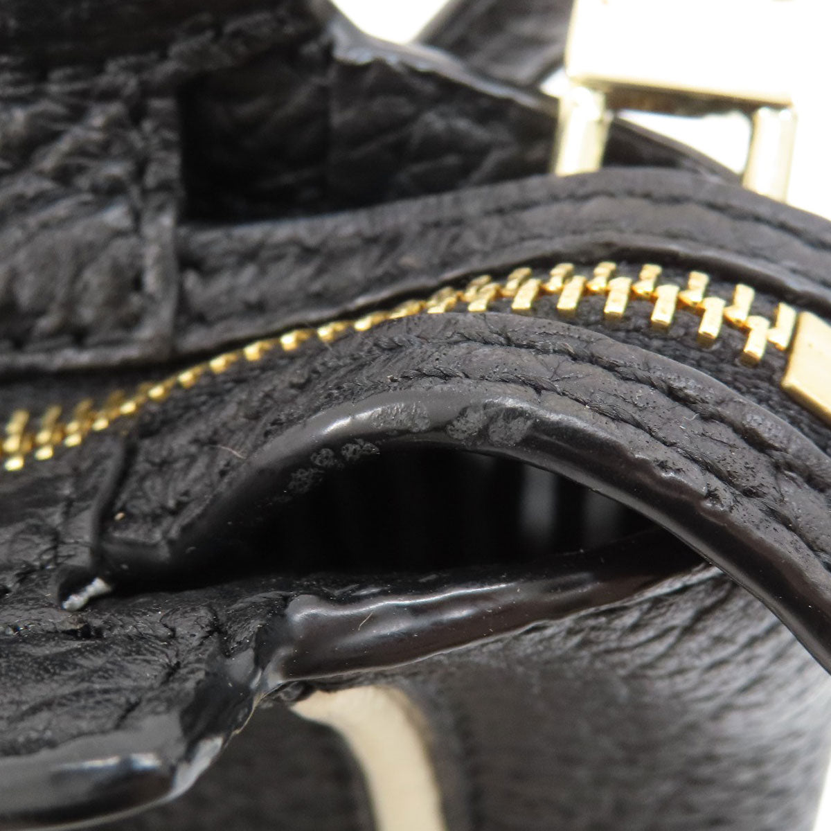 kate spade logo Shoulder Bag Leather Ladies [Used]