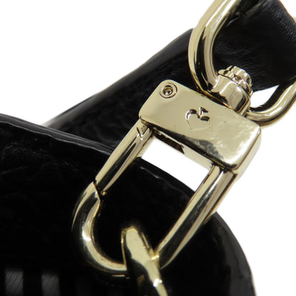 kate spade logo Shoulder Bag Leather Ladies [Used]