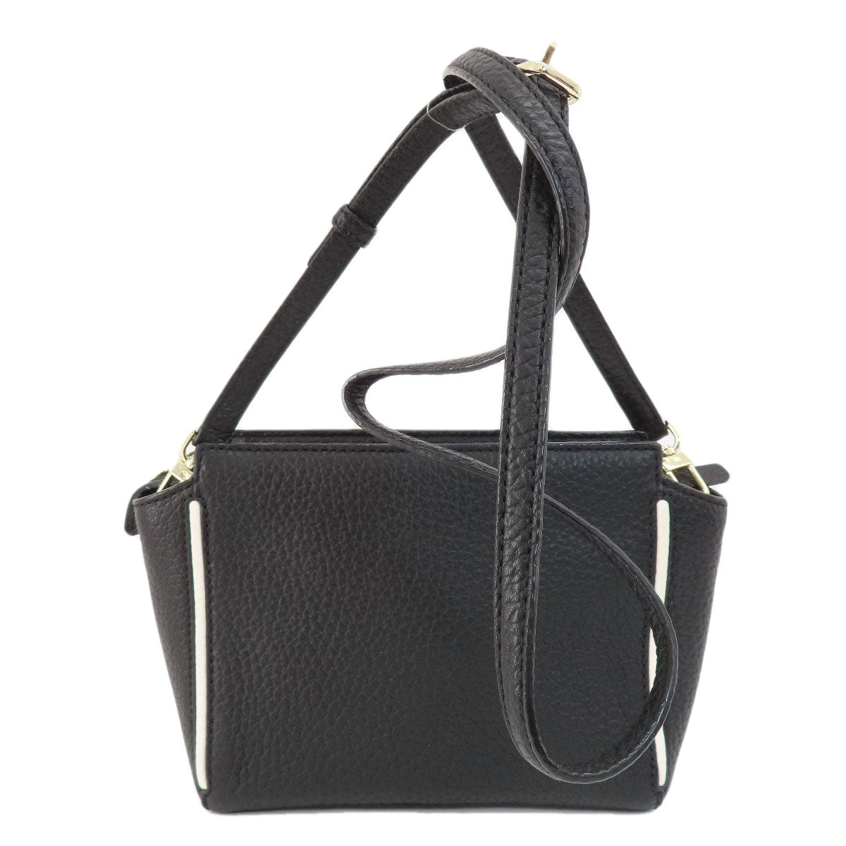 kate spade logo Shoulder Bag Leather Ladies [Used]