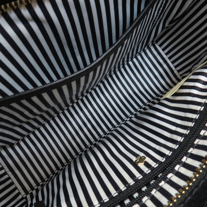 kate spade logo Shoulder Bag Leather Ladies [Used]