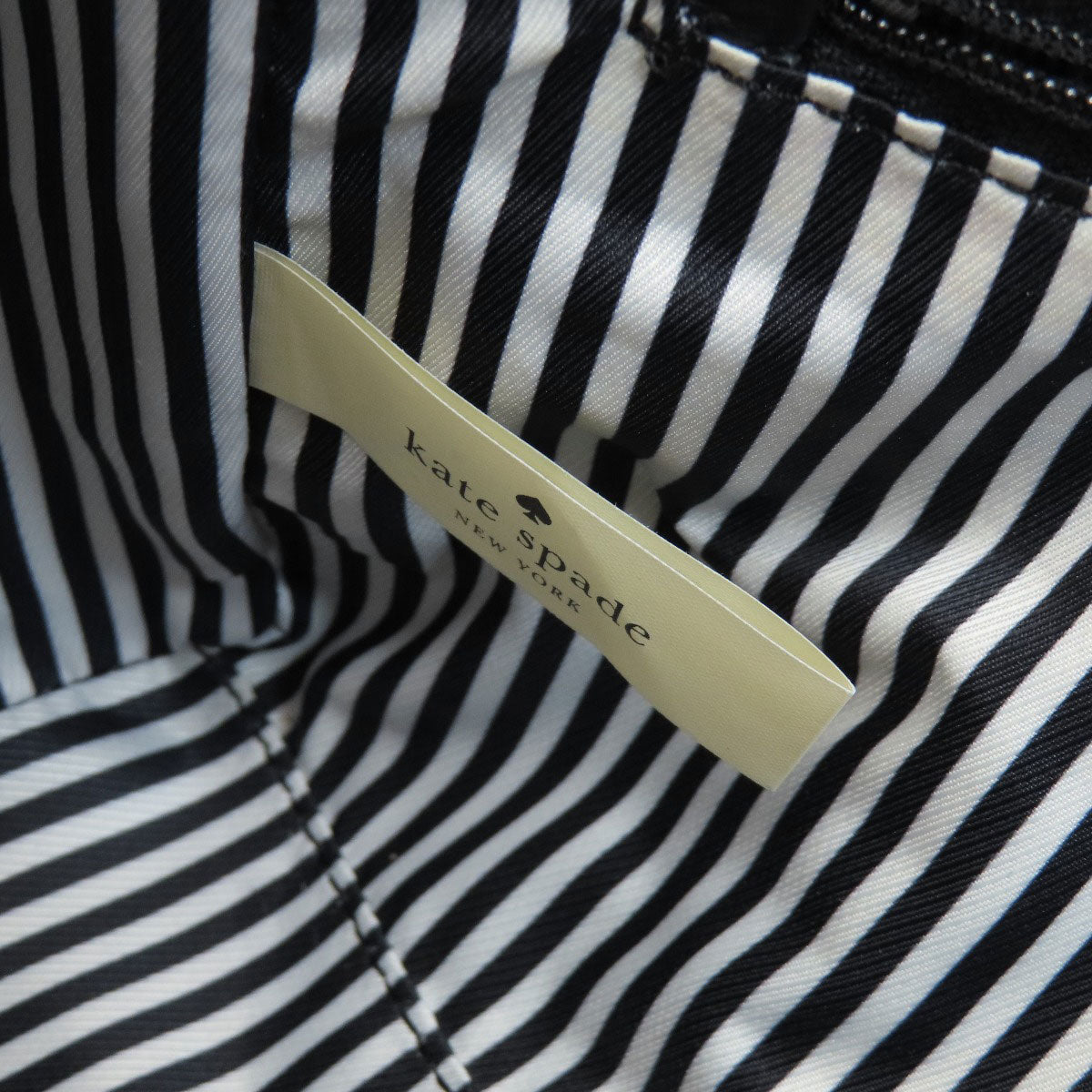 kate spade logo Shoulder Bag Leather Ladies [Used]