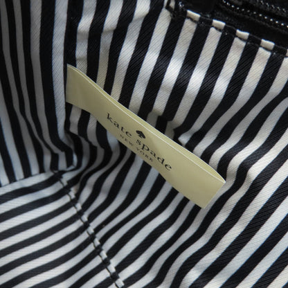 kate spade logo Shoulder Bag Leather Ladies [Used]