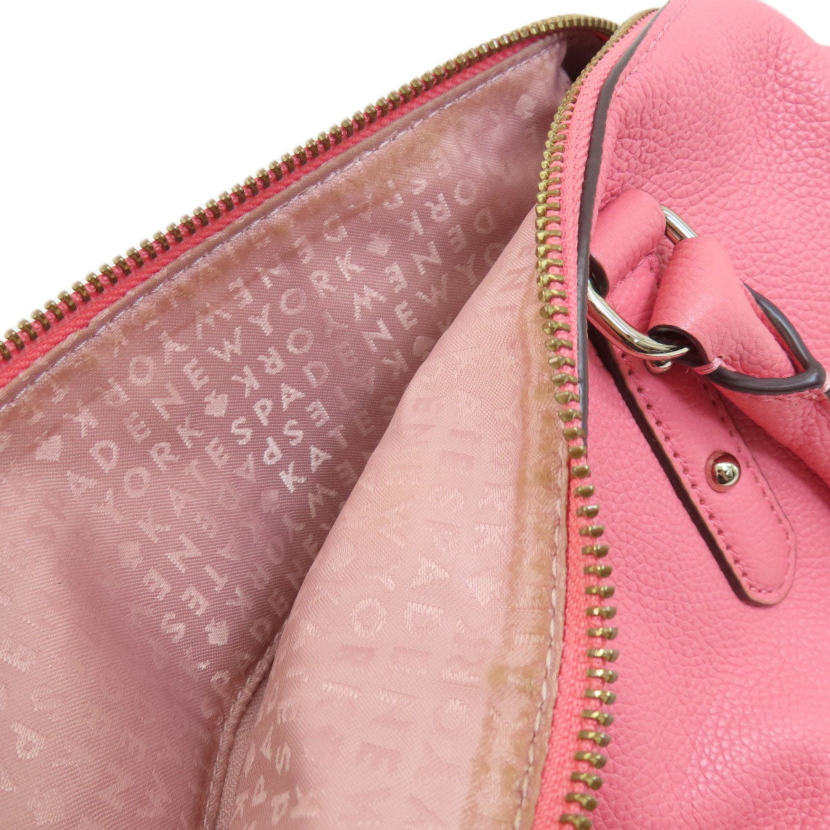 kate spade Logo 2WAY Handbag Leather Ladies [Used]