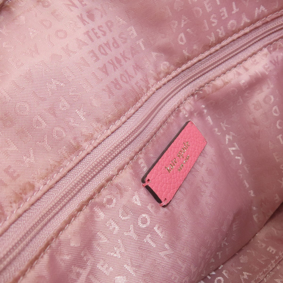 kate spade Logo 2WAY Handbag Leather Ladies [Used]