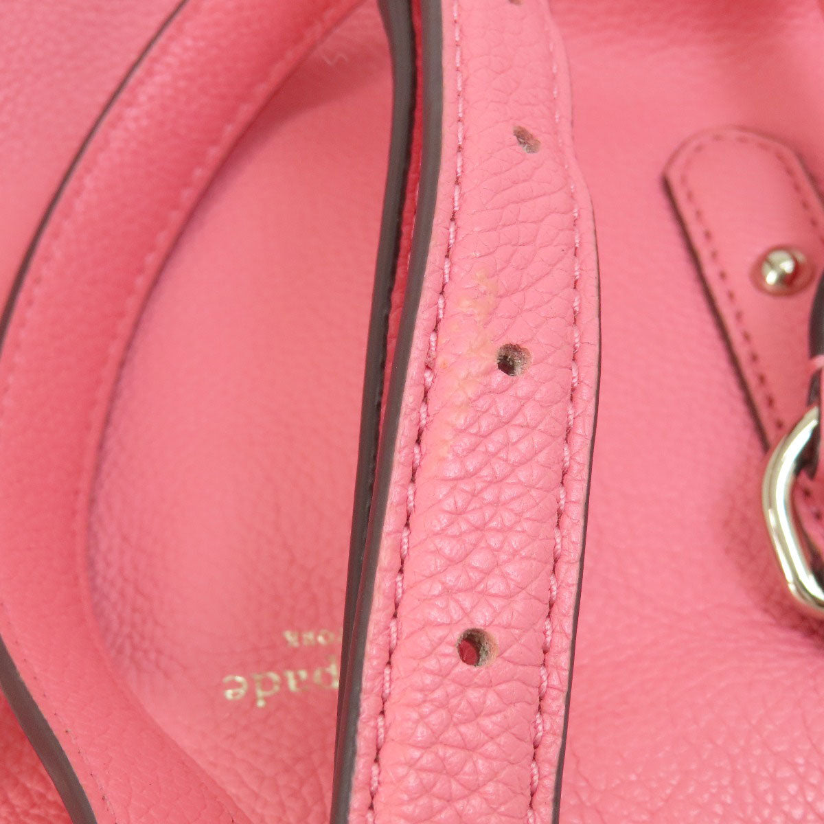 kate spade Logo 2WAY Handbag Leather Ladies [Used]