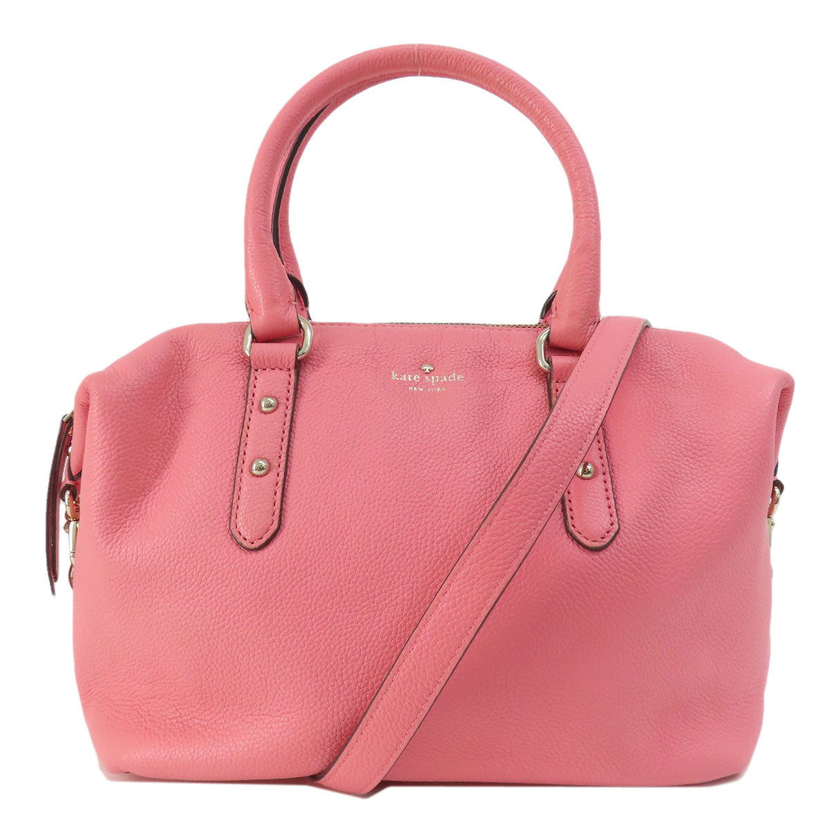 kate spade Logo 2WAY Handbag Leather Ladies [Used]