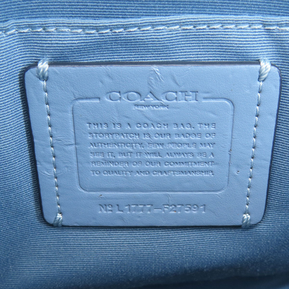 COACH  F27591 Handbag Logo Hardware Leather Ladies