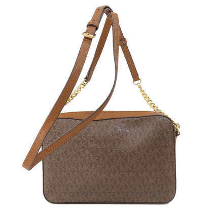 Michael Kors MK signature Shoulder Bag Leather Coated CanvasLadies [Used]