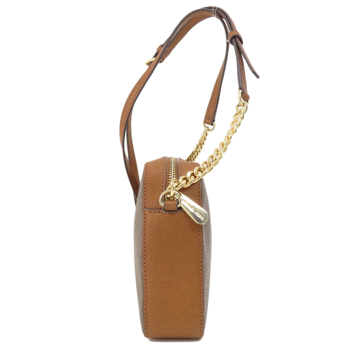 Michael Kors MK signature Shoulder Bag Leather Coated CanvasLadies [Used]