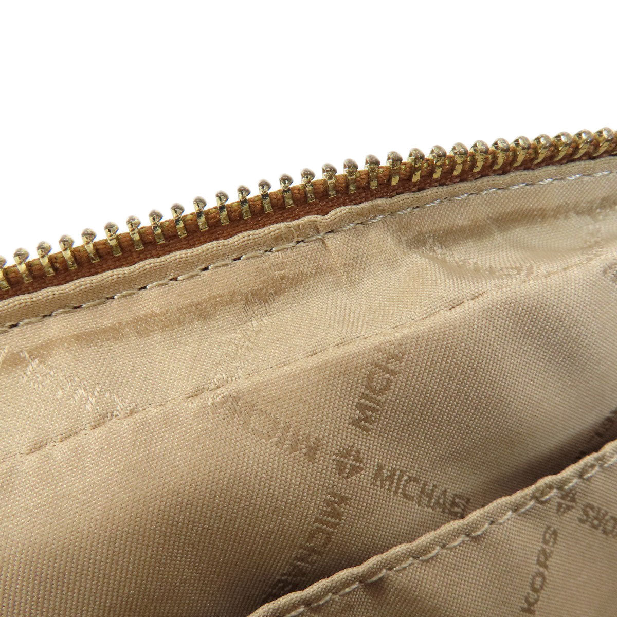 Michael Kors MK signature Shoulder Bag Leather Coated CanvasLadies [Used]