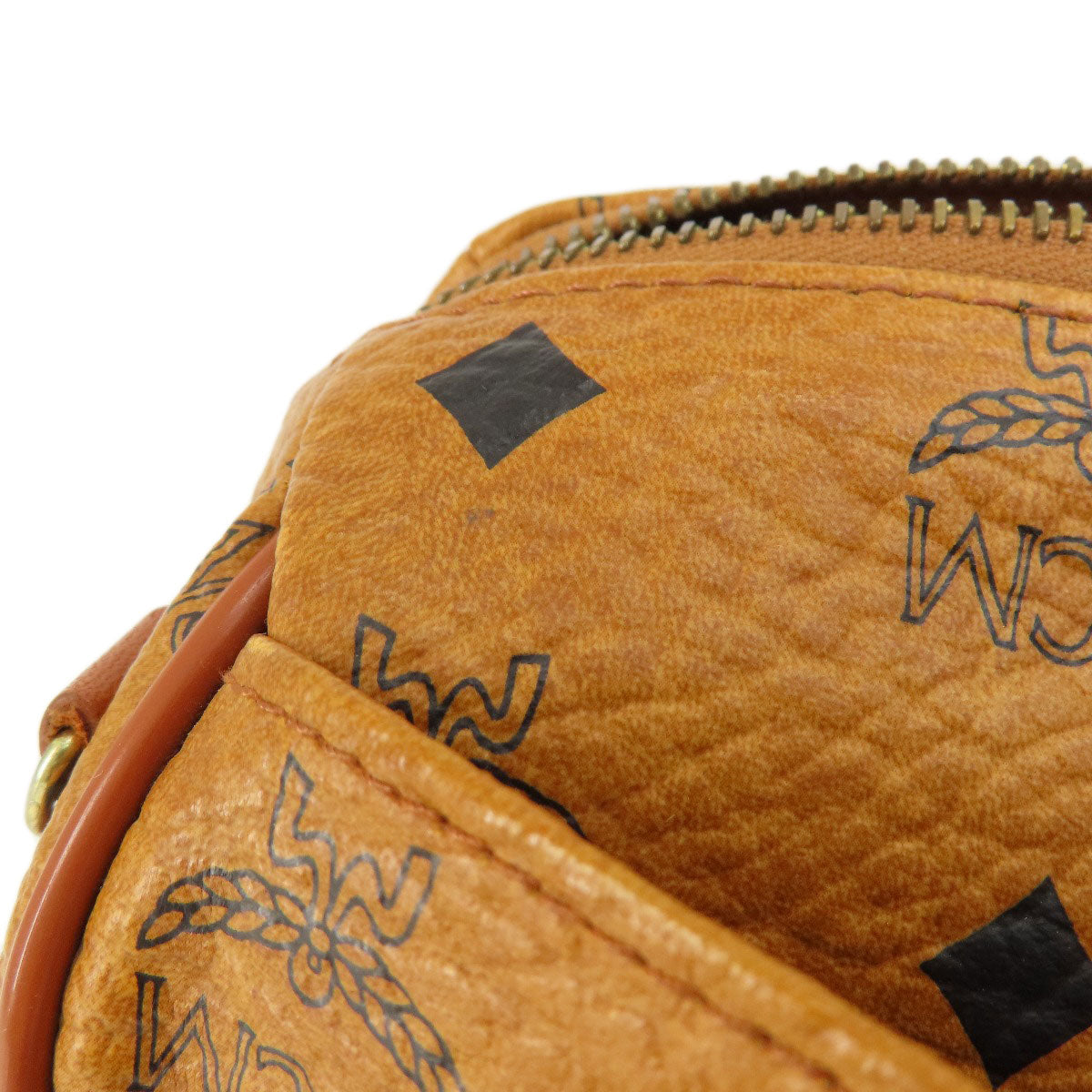 MCM Mini Boston Boston bag PVC Ladies [Used]