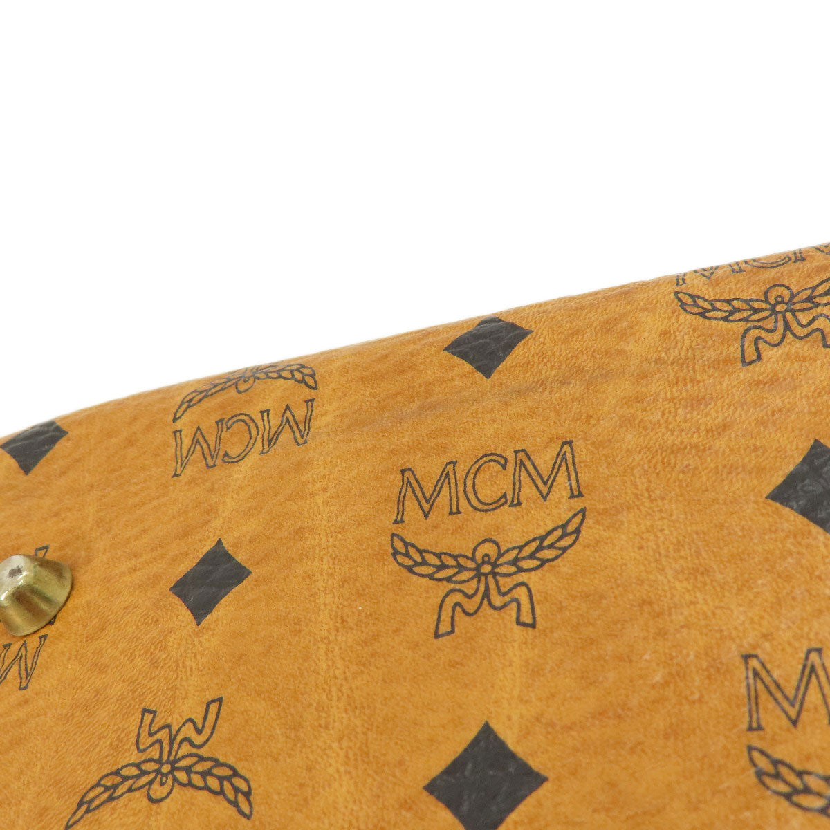 MCM Mini Boston Boston bag PVC Ladies [Used]