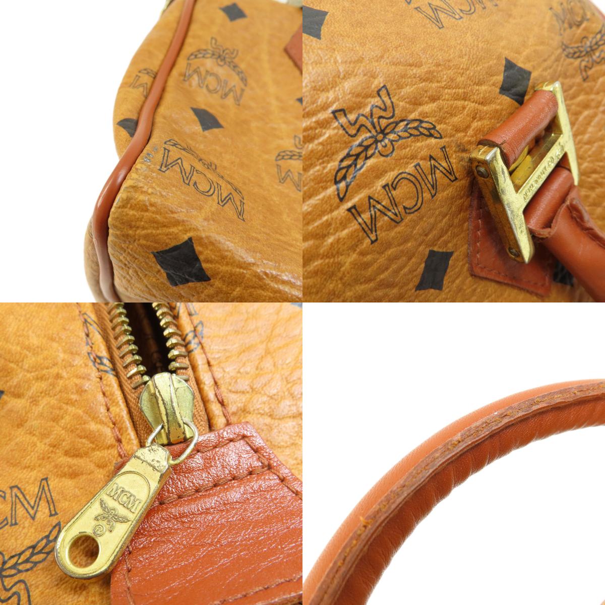 MCM Mini Boston Boston bag PVC Ladies [Used]